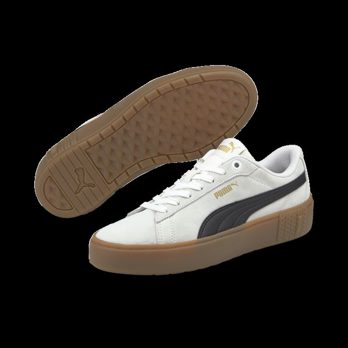 Baskets Smash Platform V2 Sd Pour Femmes Blanc-noir-gum Puma Canada
