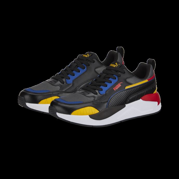 X-ray 2 Baskets Carrées Puma Canada Shadow-jaune-limoges-rouge
