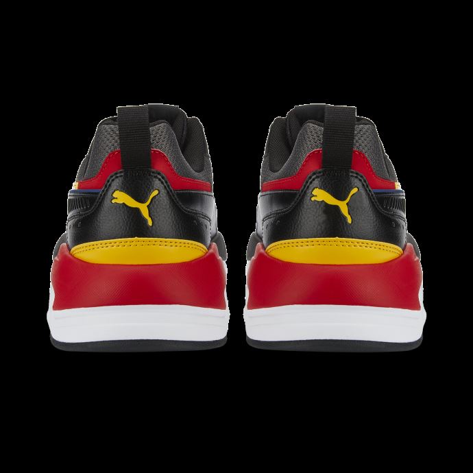 X-ray 2 Baskets Carrées Puma Canada Shadow-jaune-limoges-rouge
