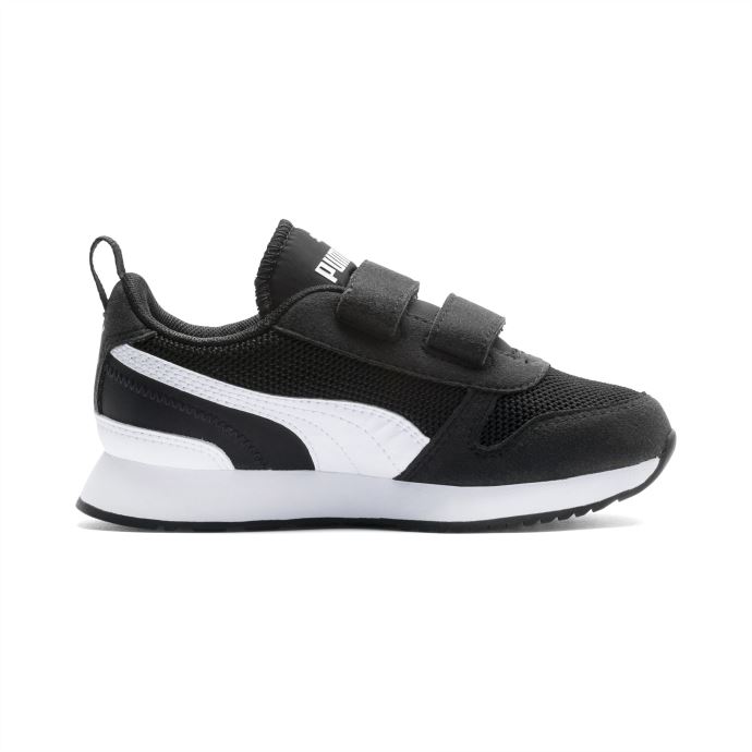 Baskets Enfant Puma Canada R78 Noir Blanc
