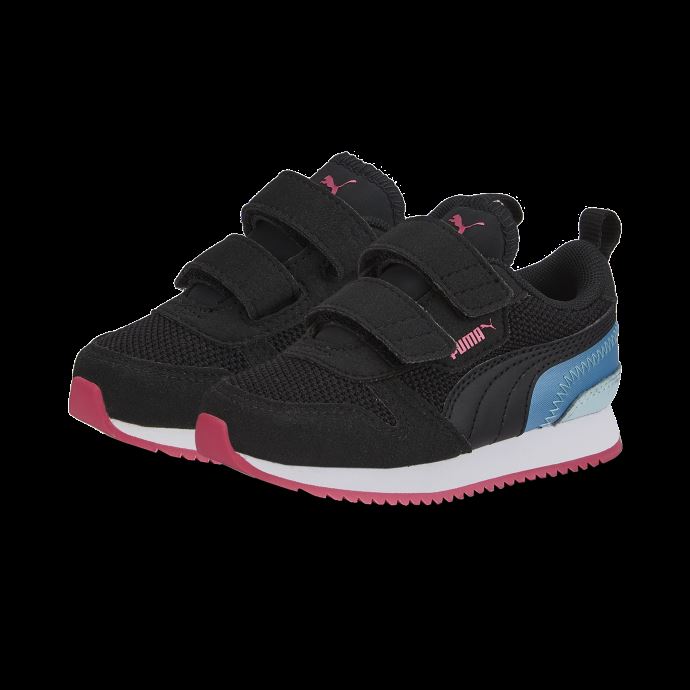 Baskets Bébé R78 Noir-noir-sunset Rose Puma Canada