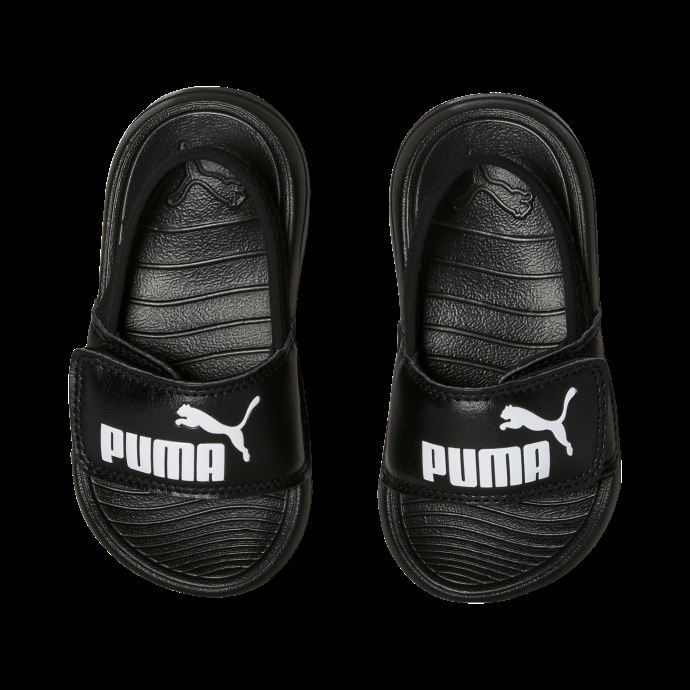 Sandales Bébé Popcat 20 Backstrap Puma Canada Noir-blanc
