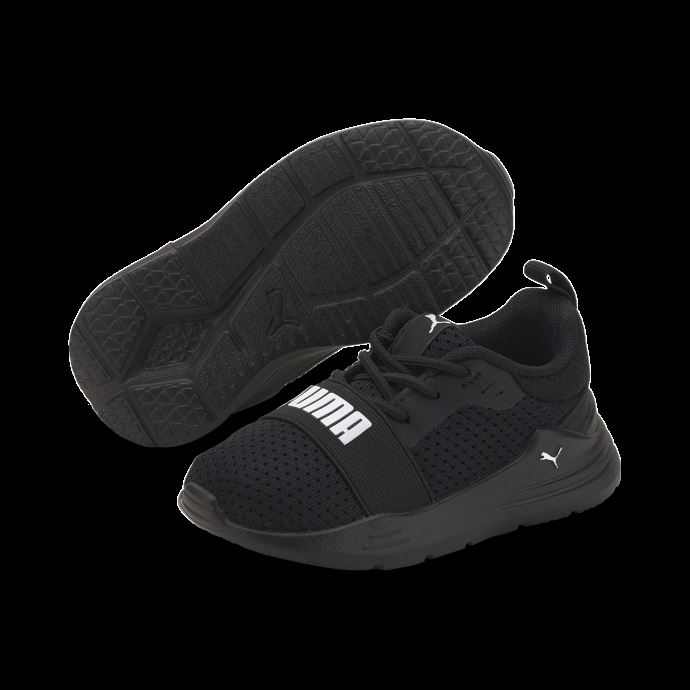 Baskets Run Wired Noir Et Blanc Pour Bébés Puma Canada