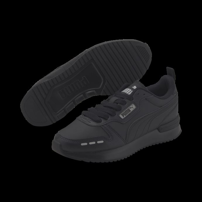 Puma Canada Noir-noir-gris Violet R78 Baskets Jeunesse