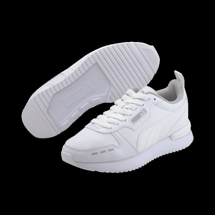 Puma Canada Baskets Jeunesse Blanc-blanc-gris Violet R78