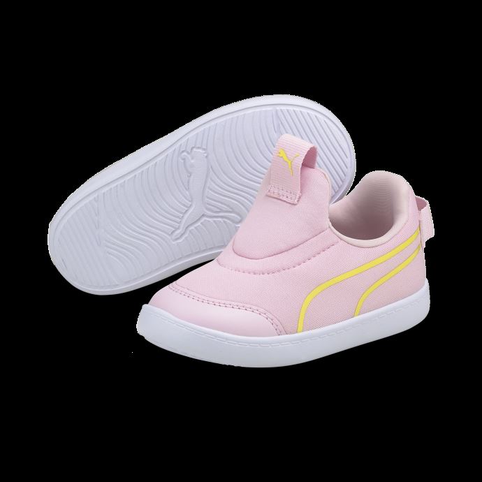 Baskets Courtflex V2 Slip-on Pour Bébés Puma Canada Pink Lady-celandine