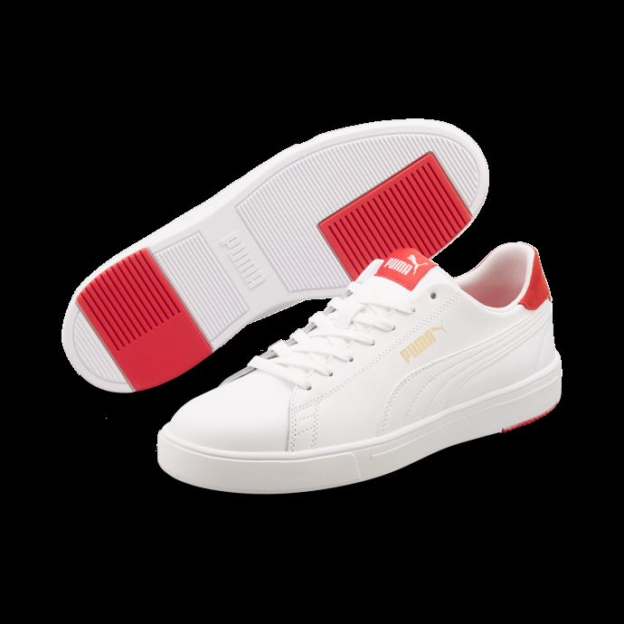 Baskets Puma Canada Serve Pro Lite Blanc-blanc-rouge-team Gold