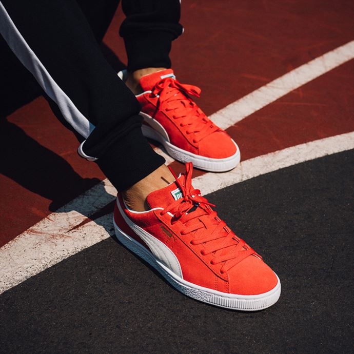 Baskets Classic Xxi Daim Puma Canada High Risk Rouge-blanc
