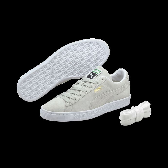 Baskets Classic Xxi En Daim Gris Violet Et Blanc Puma Canada
