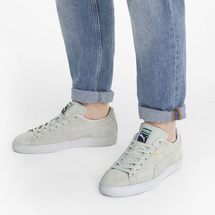 Baskets Homme Daim Classic Xxi Puma Canada Gris Violet-blanc