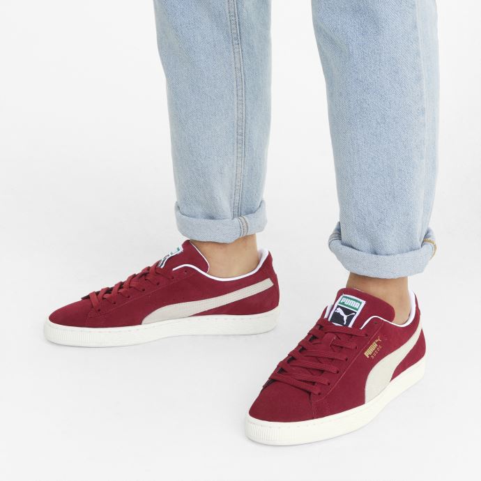 Baskets Classic Xxi En Daim Blanc Cabernet Puma Canada