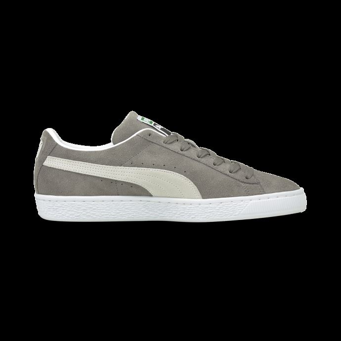 Baskets Classic Xxi En Daim Gris Acier Et Blanc Puma Canada

