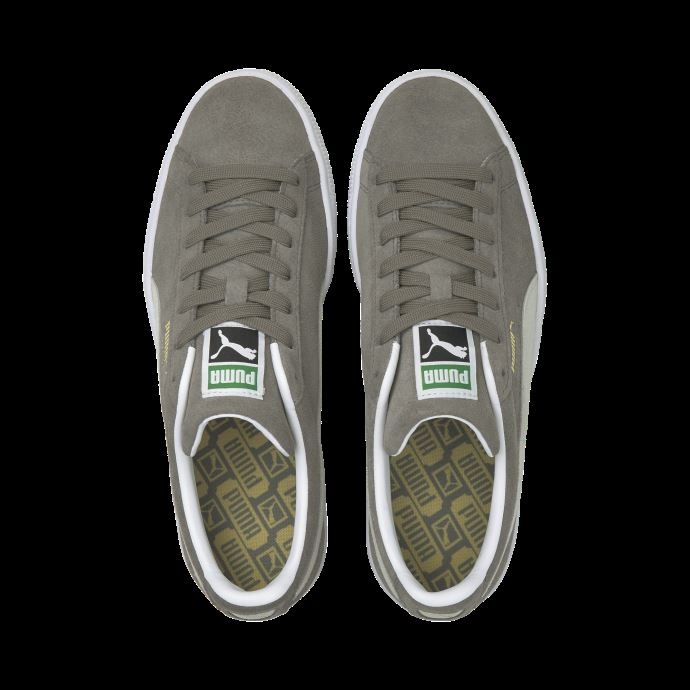 Baskets Classic Xxi En Daim Gris Acier Et Blanc Puma Canada
