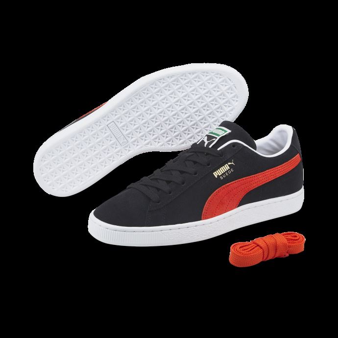 Baskets Puma Canada En Daim Classic Xxi Noir-tomate Cerise