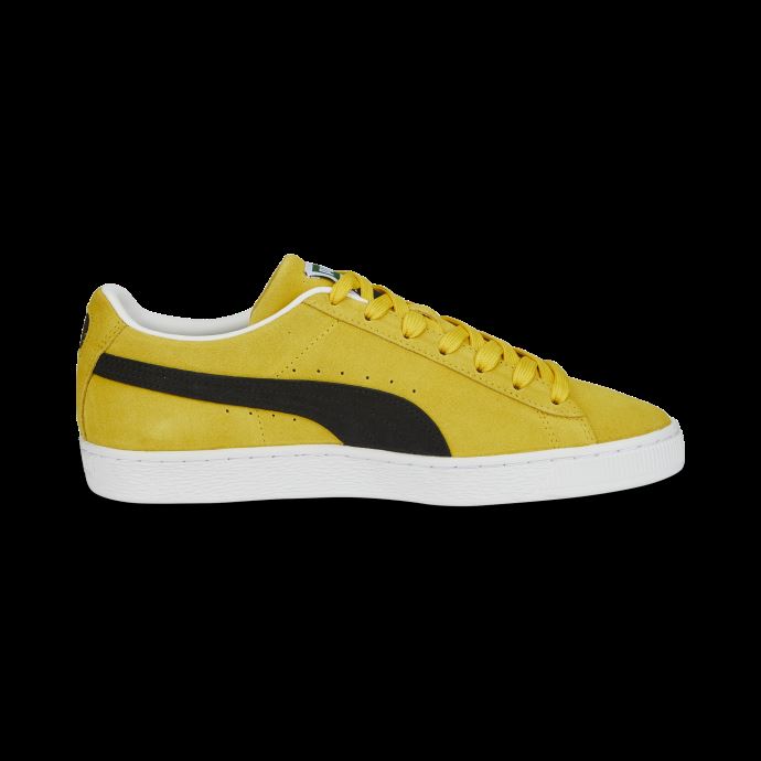Baskets Puma Canada Classic Xxi En Daim Jaune-noir-blanc Sun Ray
