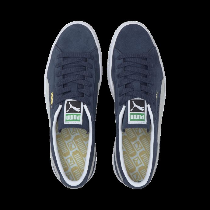 Baskets Vtg En Daim Blanc Caban Puma Canada
