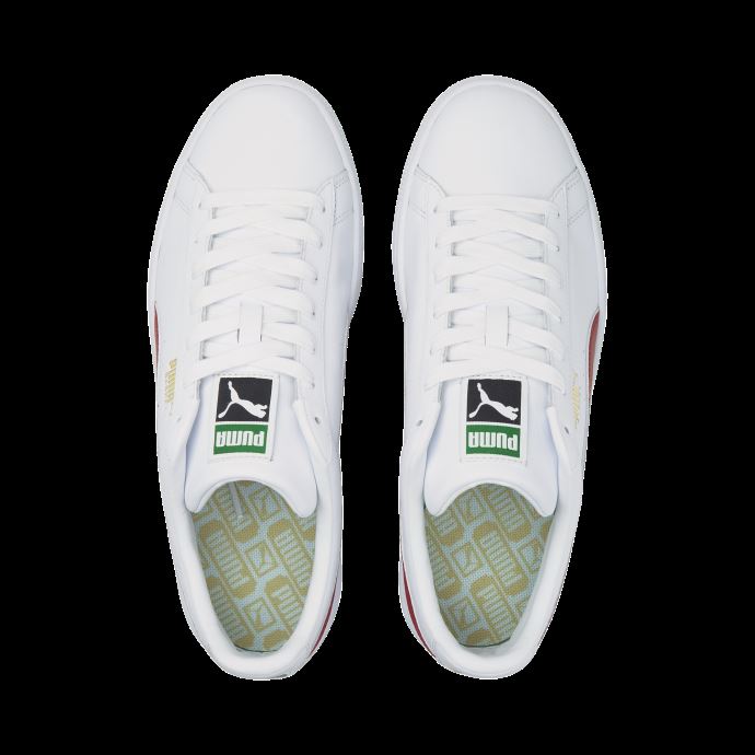 Basket Classic Xxi Sneakers Blanc-chili Oil Puma Canada
