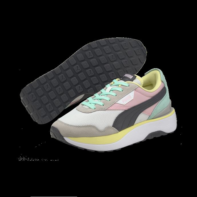 Baskets Puma Canada Cruise Rider Femme Blanc-rose