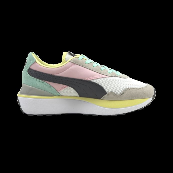 Baskets Puma Canada Cruise Rider Femme Blanc-rose
