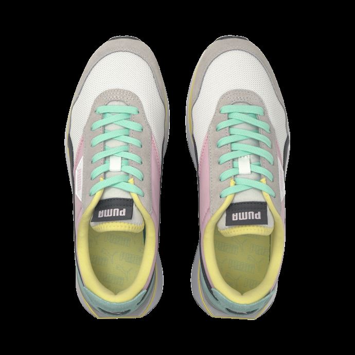 Baskets Puma Canada Cruise Rider Femme Blanc-rose
