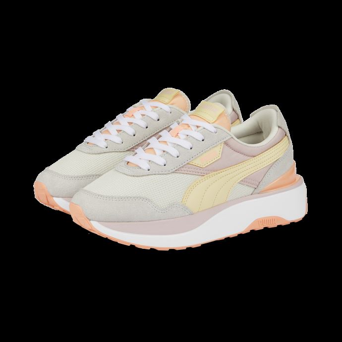 Baskets Puma Canada Cruise Rider Blanc Craie Rose Pour Femme