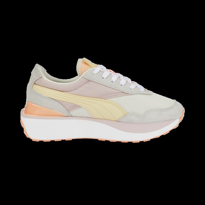 Baskets Puma Canada Cruise Rider Blanc Craie Rose Pour Femme
