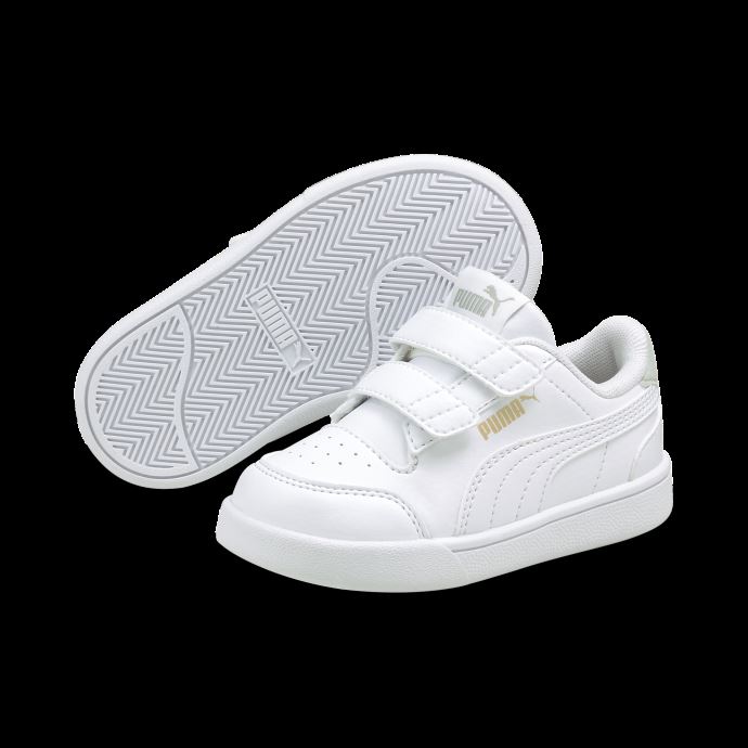 Blanc-blanc-gris Violet-or Shuffle V Baskets Pour Bébés Puma Canada