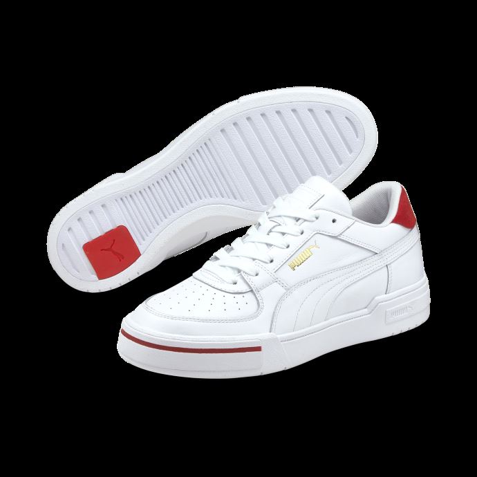 Ca Pro Heritage Trainers Blanc-blanc-haut Risque Rouge Puma Canada