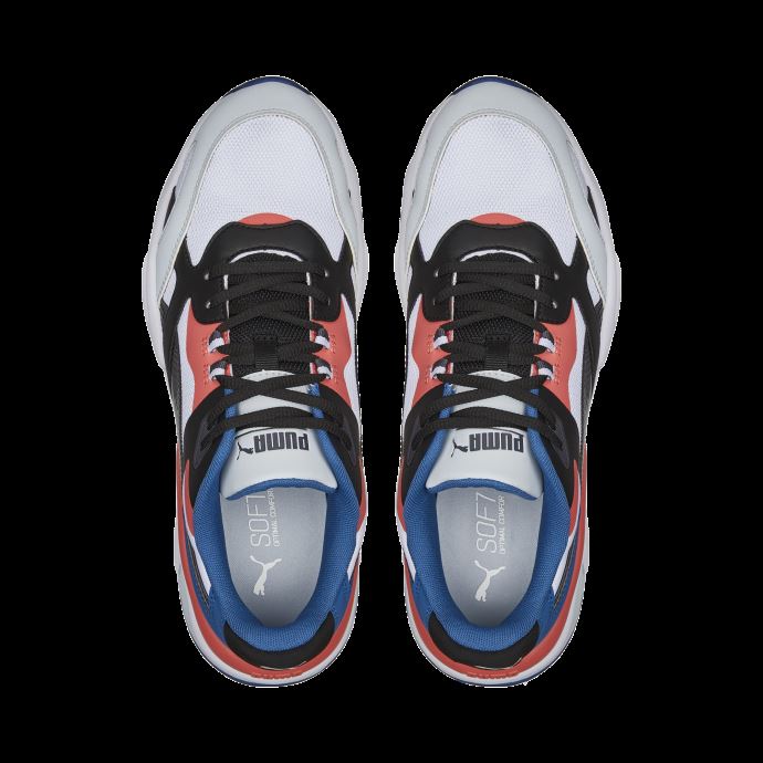 Baskets X-ray Millenium Blanc-ébène-gris-saumon-bleu Puma Canada
