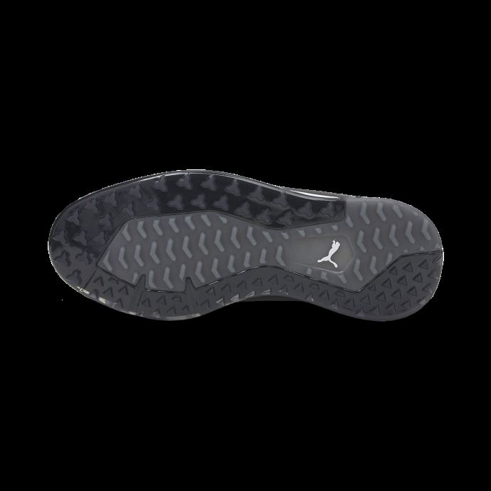 Puma Canada Proadapt Alphacat Cuir Chaussures De Golf Pour Hommes Noir-argent
