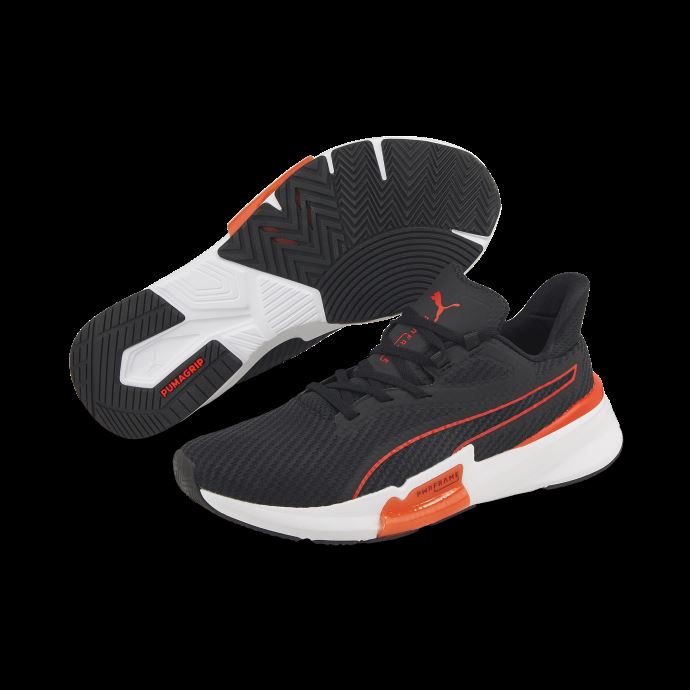 Puma Canada Pwrframe Chaussures D'entraînement Pour Hommes Black-cherry Tomato

