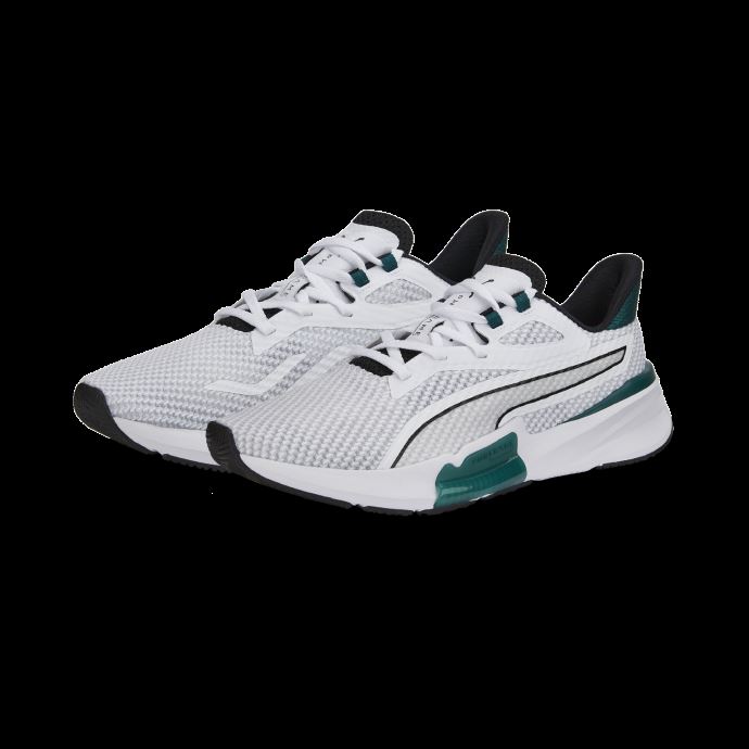 Puma Canada Pwrframe Chaussures D'entraînement Pour Hommes Blanc-varsity Vert
