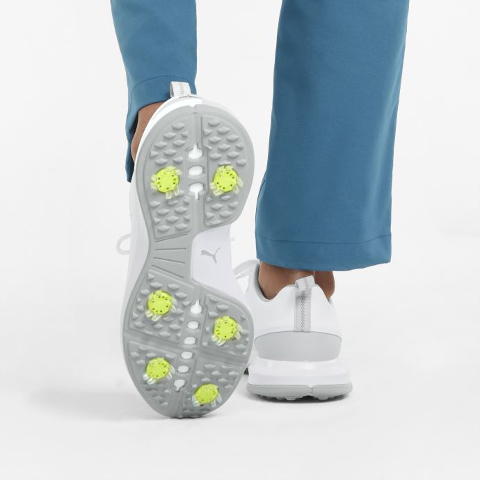 Chaussures De Golf Fusion Fx Tech à Taille Haute Pour Hommes Blanc-argenté Puma Canada