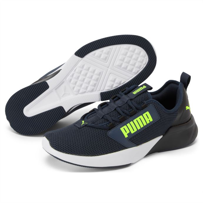 Puma Canada Représailles Langue Chaussures De Course Pour Hommes Enchanté-vert éblouissant