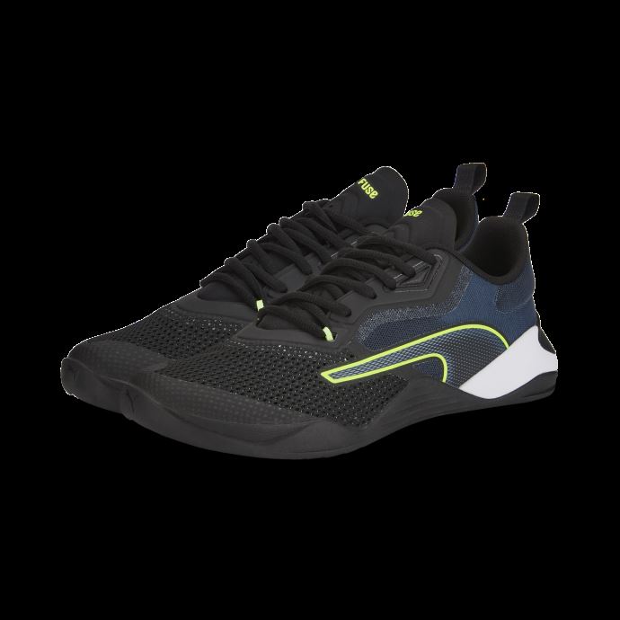 Chaussures D'entraînement Puma Canada Black-evening Sky-lime Squeeze Fuse 2.0 Pour Hommes