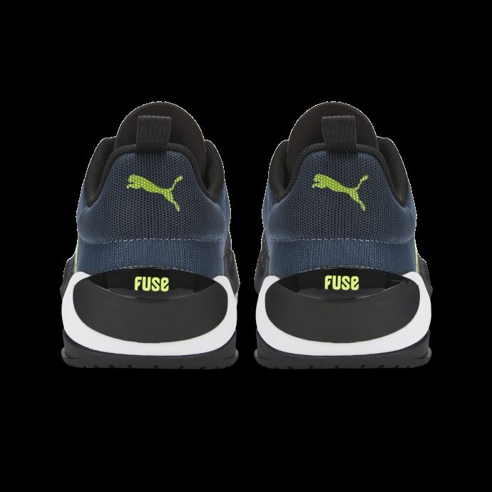 Chaussures D'entraînement Puma Canada Black-evening Sky-lime Squeeze Fuse 2.0 Pour Hommes
