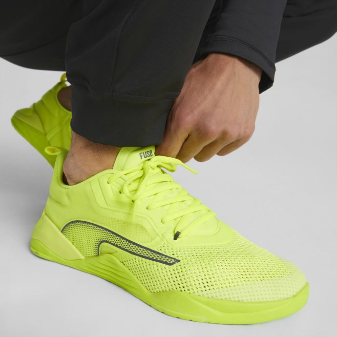 Chaussures D'entraînement Fuse 2.0 Pour Hommes Puma Canada Lime Squeeze-castlerock-noir

