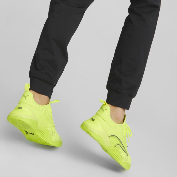 Chaussures D'entraînement Fuse 2.0 Pour Hommes Puma Canada Lime Squeeze-castlerock-noir
