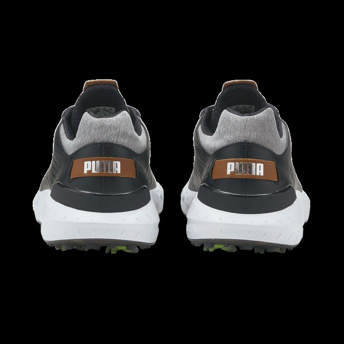 Chaussures De Golf Ignite Articulate En Cuir Pour Hommes Puma Canada Noir-argent
