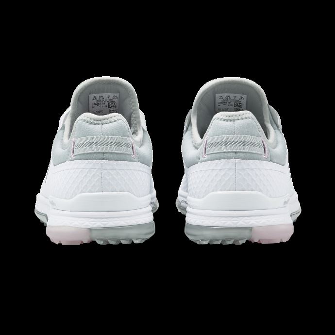 Puma Canada Chaussures De Golf Femme Lady Proadapt Alphacat Blanc-argent-rose

