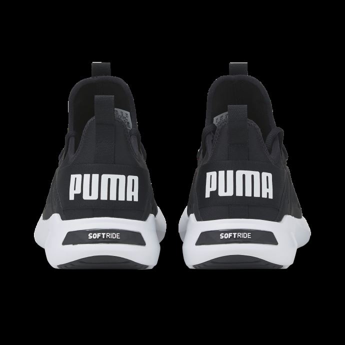 Puma Canada Softride Fly Chaussures De Course Pour Hommes Noir Et Blanc
