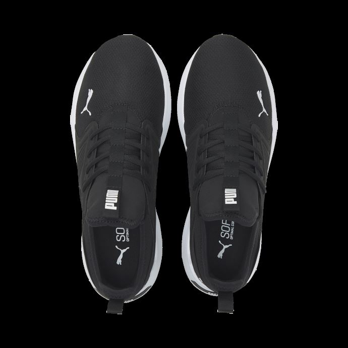 Puma Canada Softride Fly Chaussures De Course Pour Hommes Noir Et Blanc
