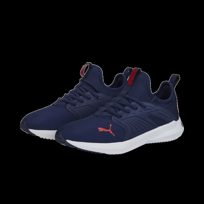 Puma Canada Softride Fly Chaussures De Course Pour Hommes Peacoat-high Risk Rouge