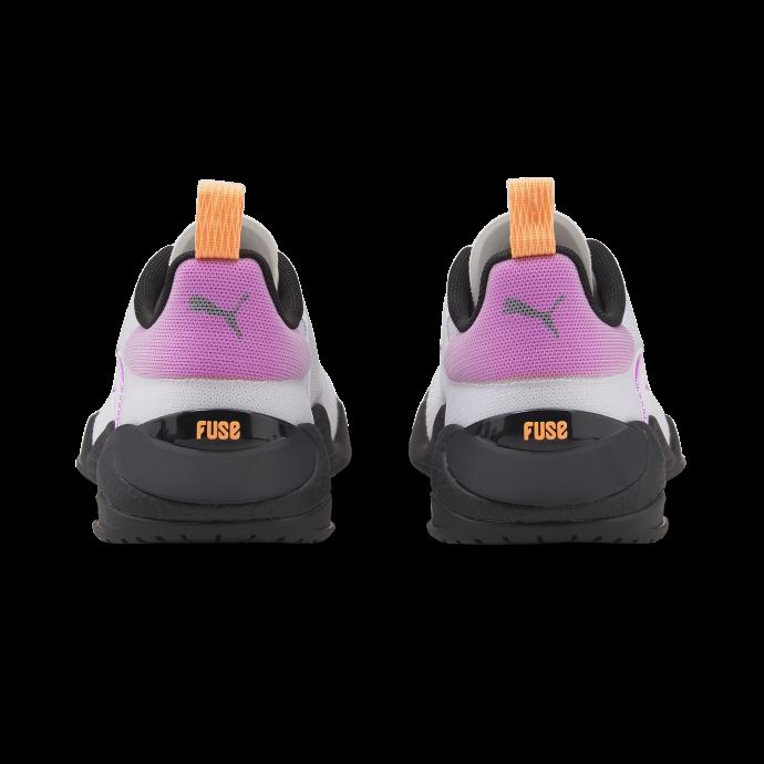 Puma Canada Chaussures D'entraînement Femme Blanc-noir-orchidée-néon Citrus Fuse 2.0
