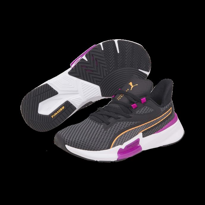 Pwrframe Tr Chaussures D'entraînement Pour Femmes Puma Canada Black-deep Orchid-neon Citrus
