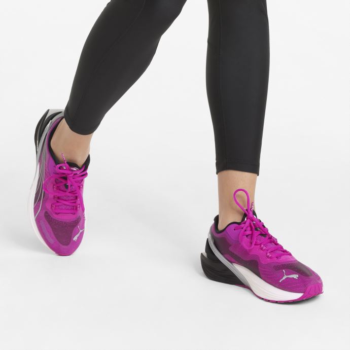 Chaussures De Course Puma Canada Run Xx Nitro Wns Pour Femmes Orchidée Profonde-argent-noir
