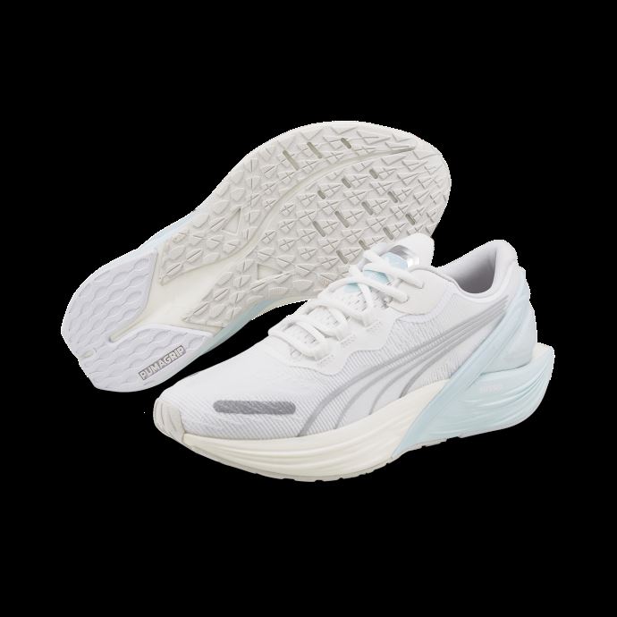 Puma Canada Run Xx Nitro Wns Chaussures De Course Pour Femmes Blanc-argent-nitro Bleu