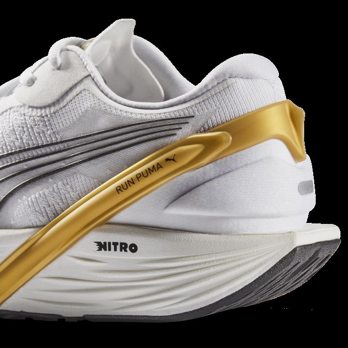Puma Canada Blanc-équipe Or-noir Run Xx Nitro Wns Chaussures De Course Pour Femmes

