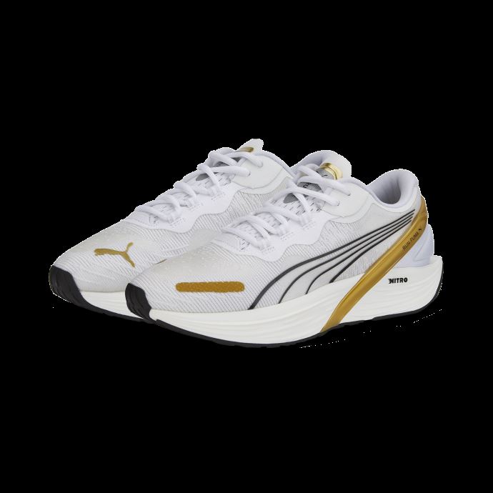 Puma Canada Blanc-équipe Or-noir Run Xx Nitro Wns Chaussures De Course Pour Femmes
