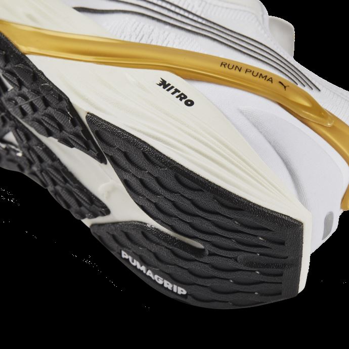Puma Canada Blanc-équipe Or-noir Run Xx Nitro Wns Chaussures De Course Pour Femmes
